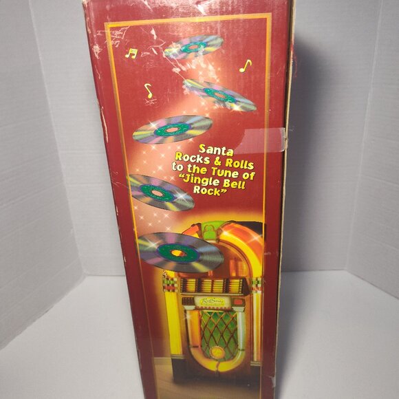 NEW Rock Santa Collectibles Jingle Bell Rock Animated Santa Claus 1998 Edition 1 - Picture 2 of 6